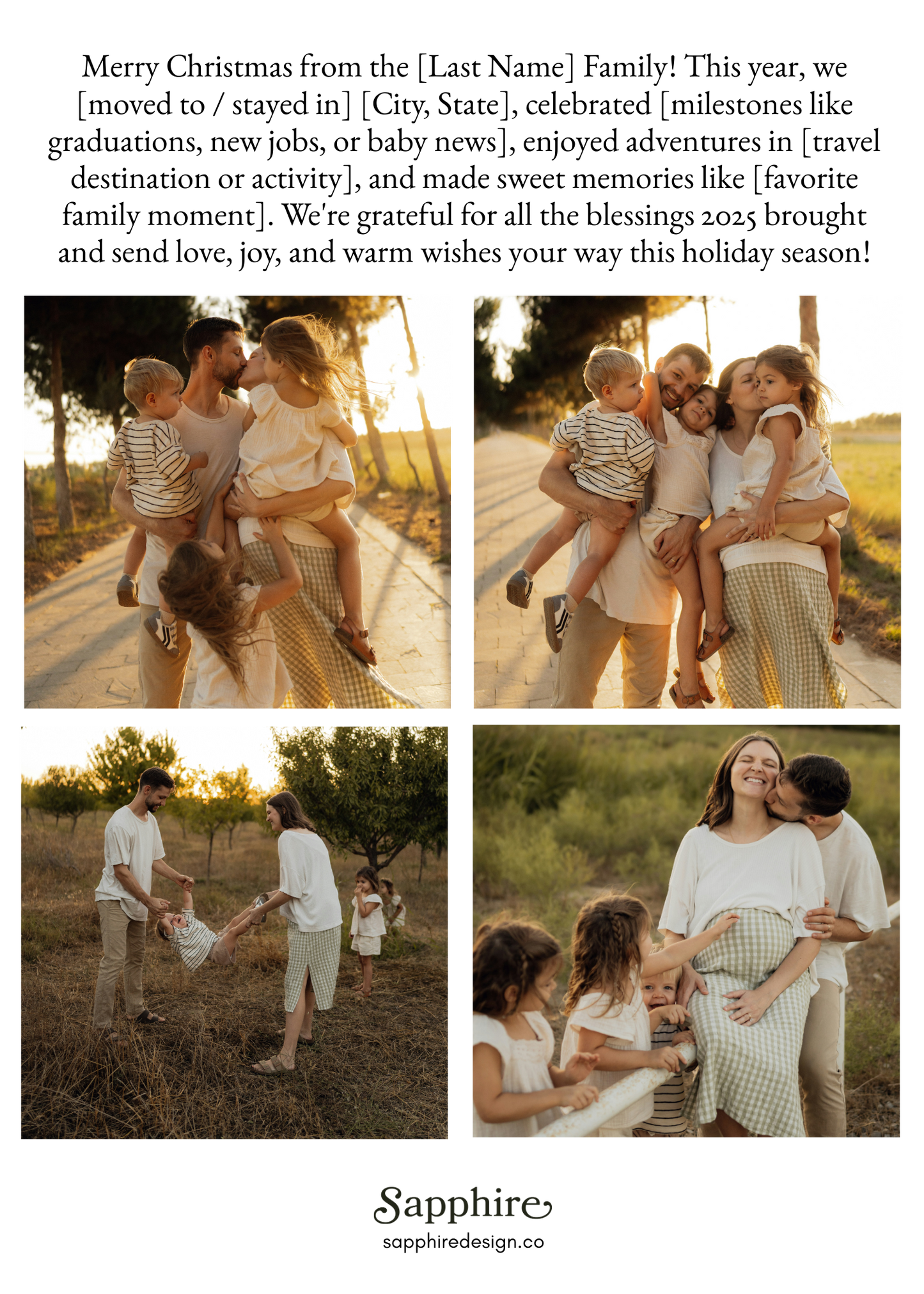 Nellie Christmas Card / Digital Holiday Cards