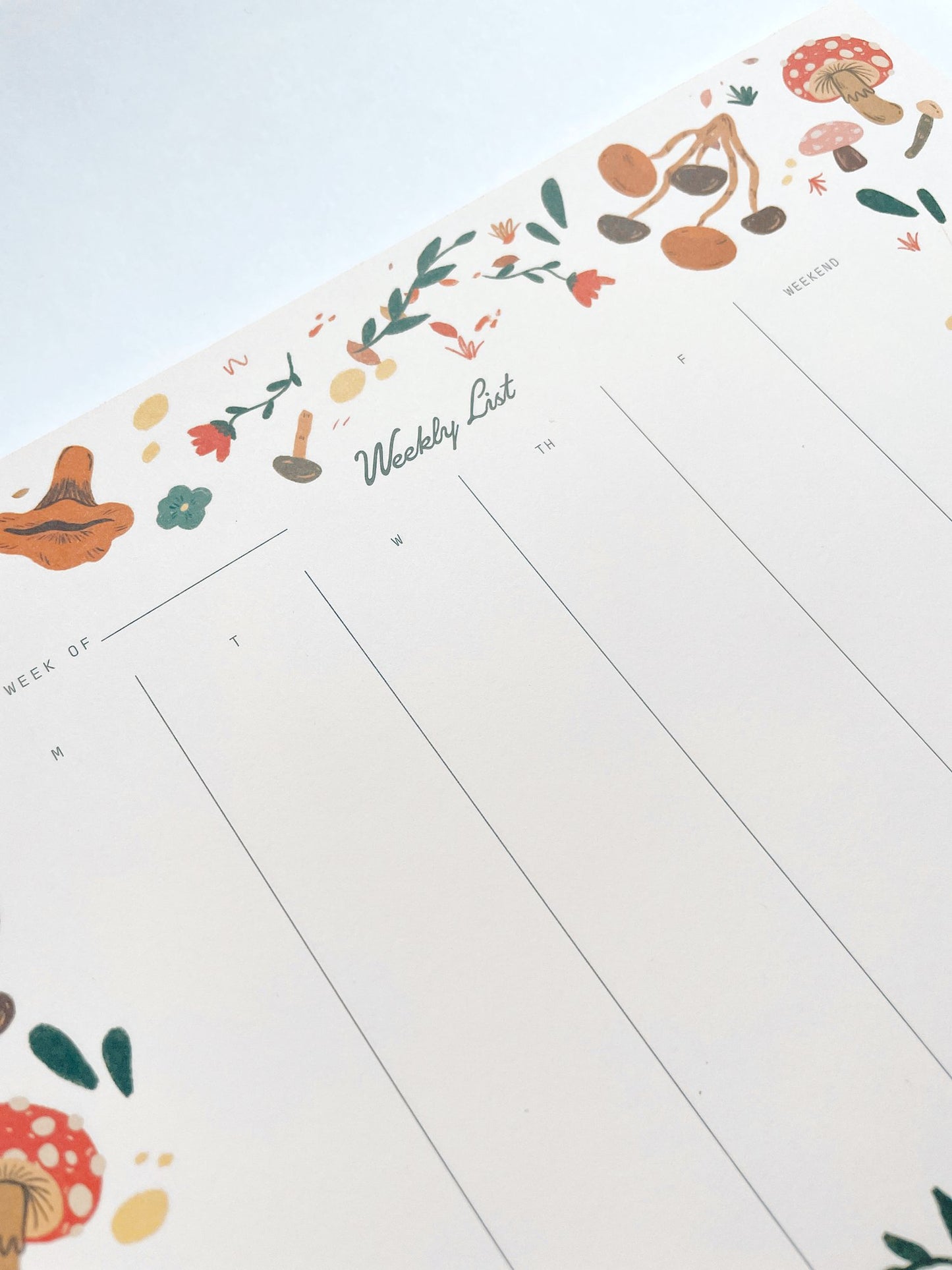 Weekly Lists