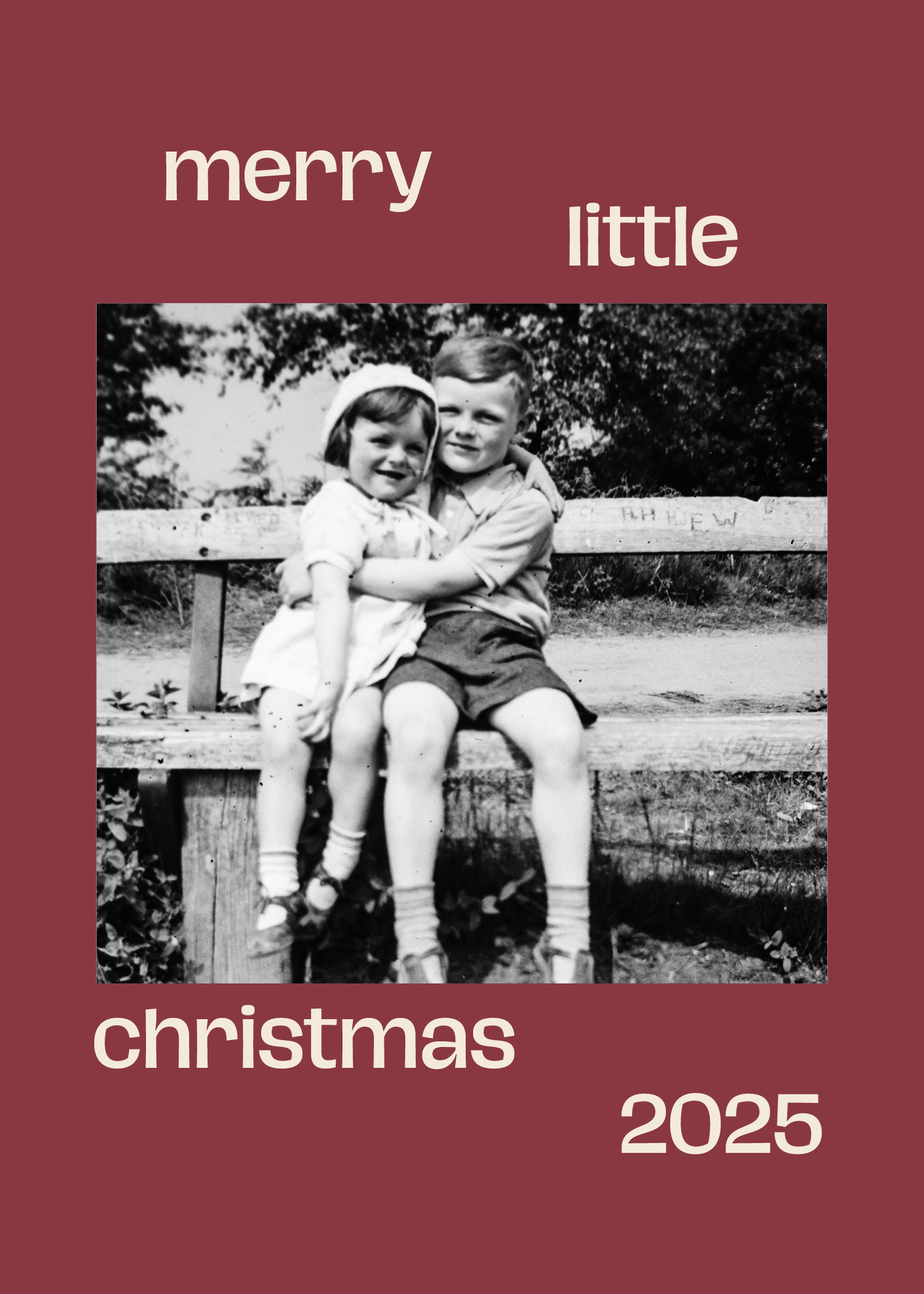 Merry Little Christmas / Digital Holiday Cards