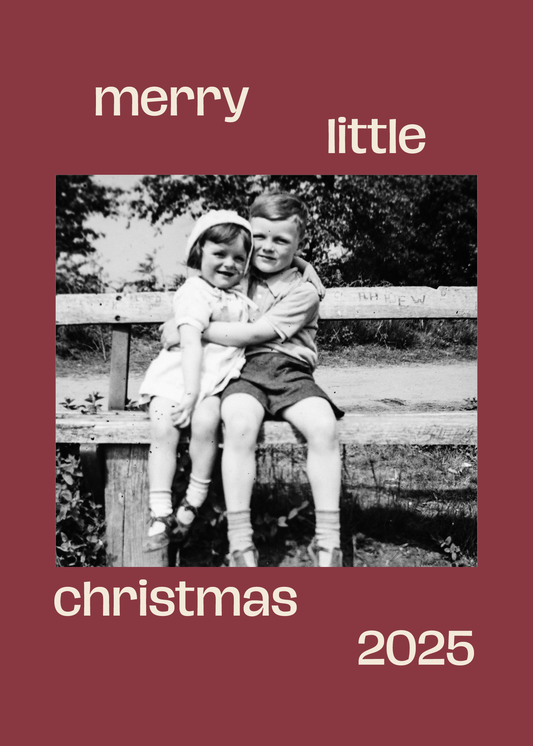Merry Little Christmas / Digital Holiday Cards