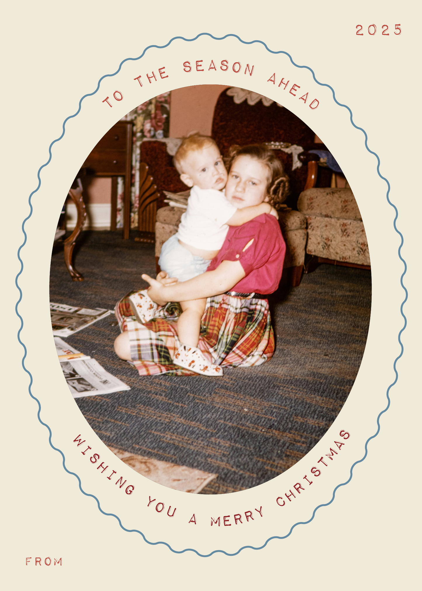 Archie Christmas Card / Digital Holiday Cards