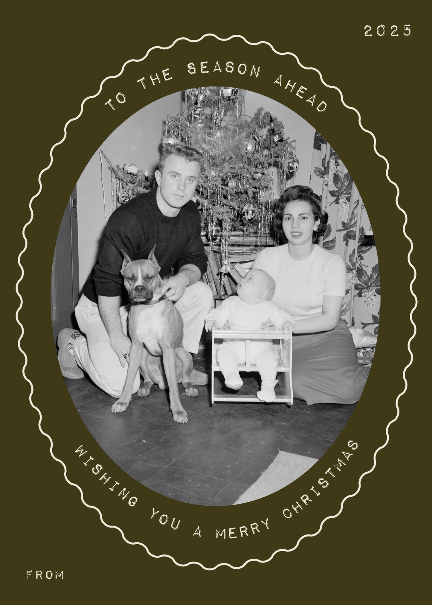 Archie Christmas Card / Digital Holiday Cards