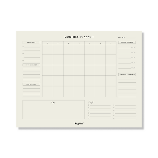 Monthly Planner